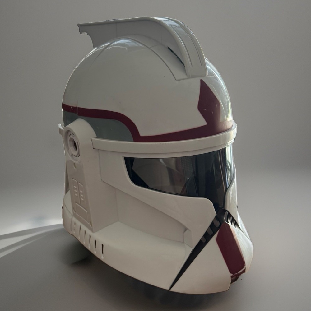 STAR WARS Clone Trooper Talking Voice Changer Helmet Hasbro Target Exclusive Red